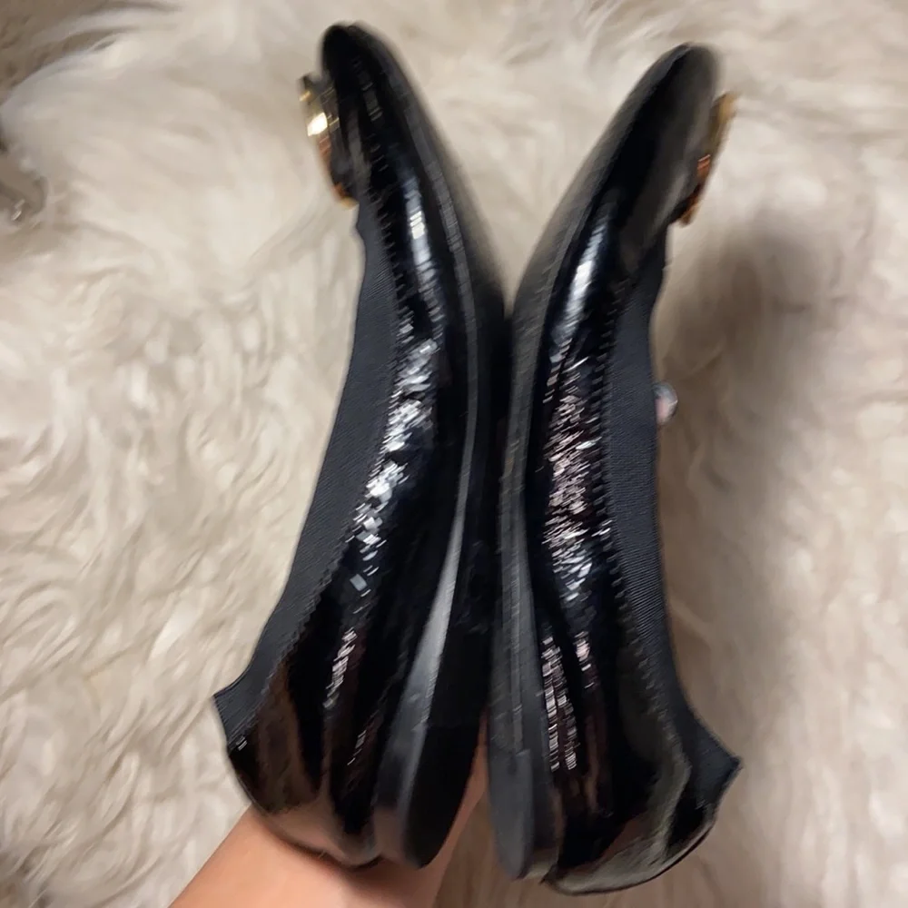 EUC Tory Burch Patent Leather Caroline Ballet flats